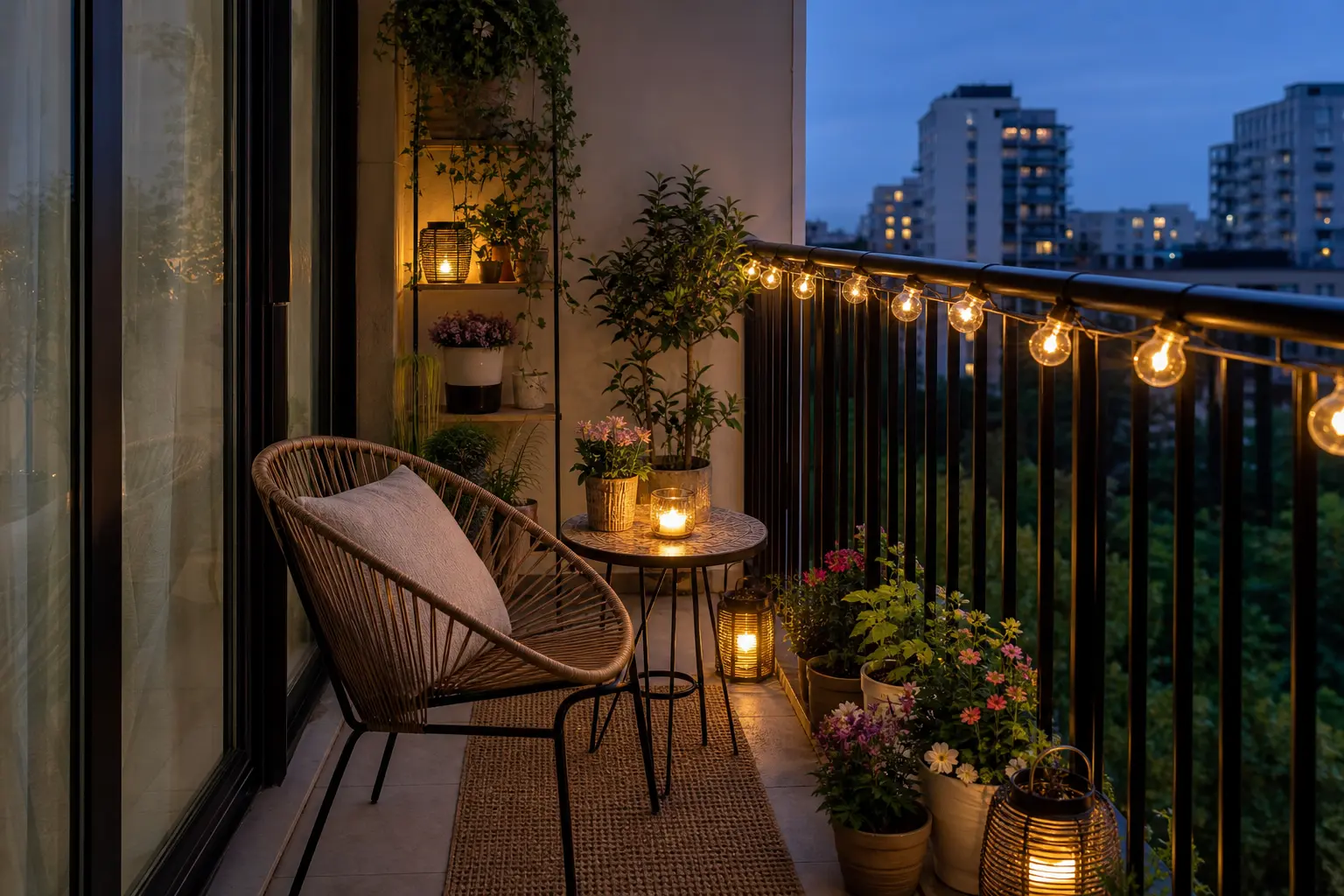 Small Apartment Balcony Decor Ideas