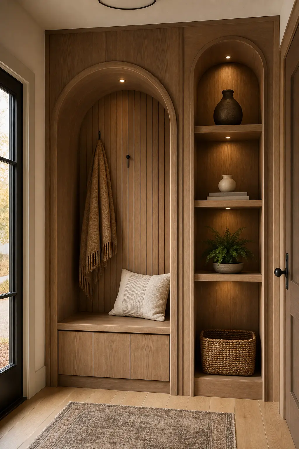 Modern Wooden Entryway Design Ideas