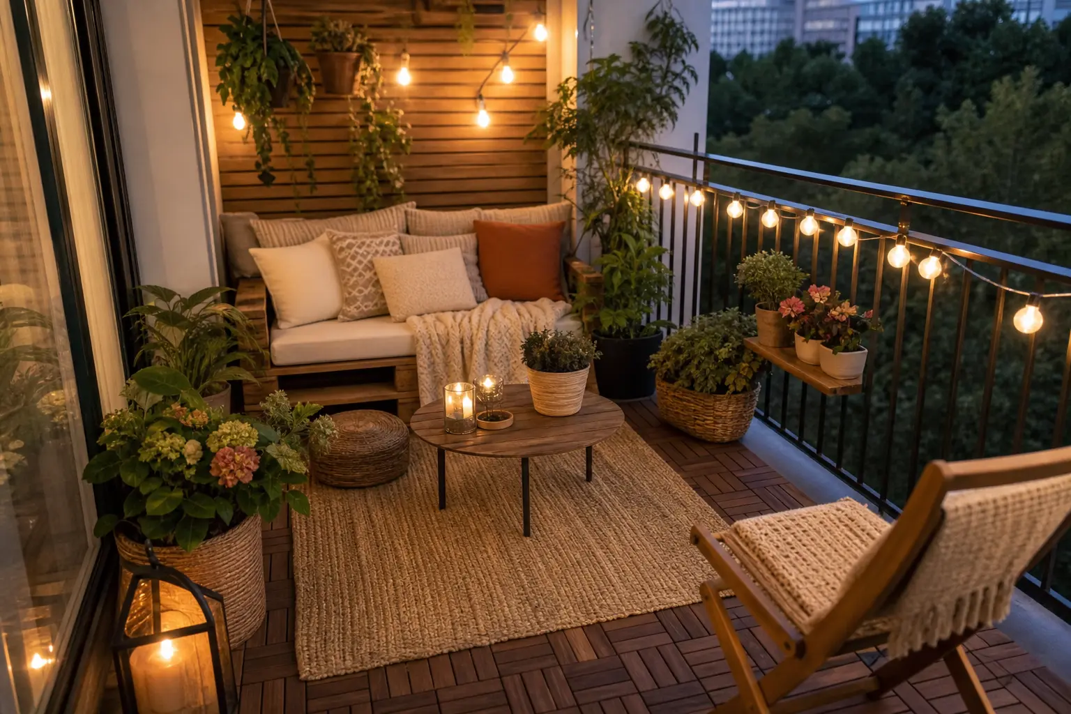 Small Apartment Balcony Decor Ideas