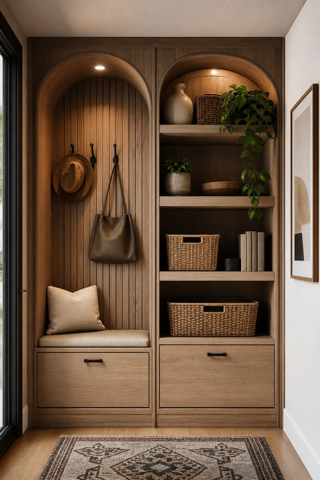 Modern Wooden Entryway Design Ideas