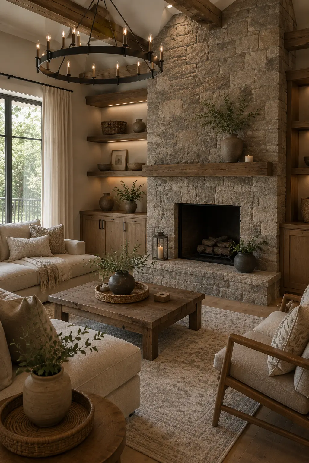 Modern Rustic Living Room Design Ideas