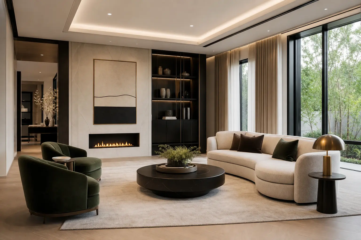 Modern Luxury Living Room Design