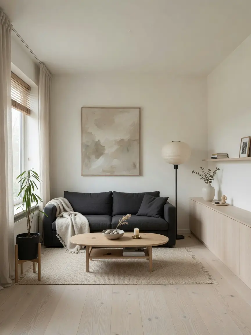 Modern Scandinavian Living Room Interior Design Ideas