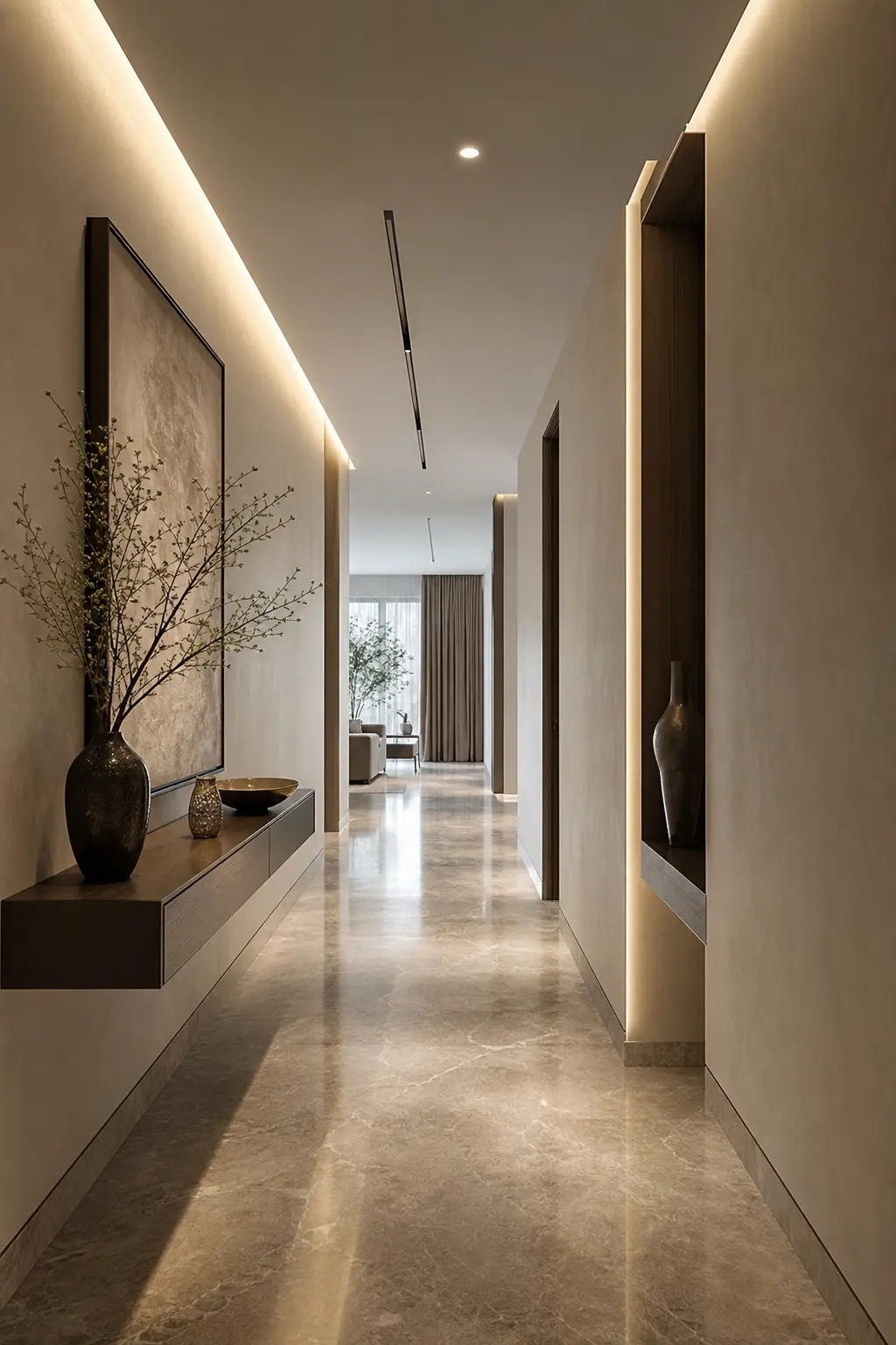 Modern Luxury Hallway Design Ideas