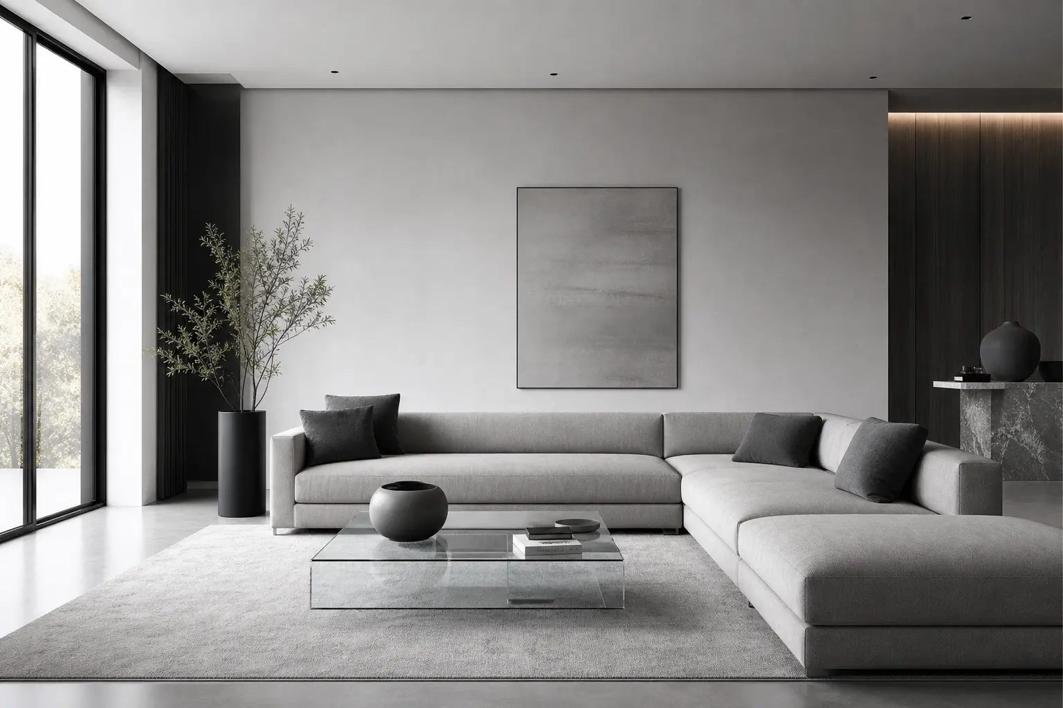 Modern Grey Living Room Decor Ideas