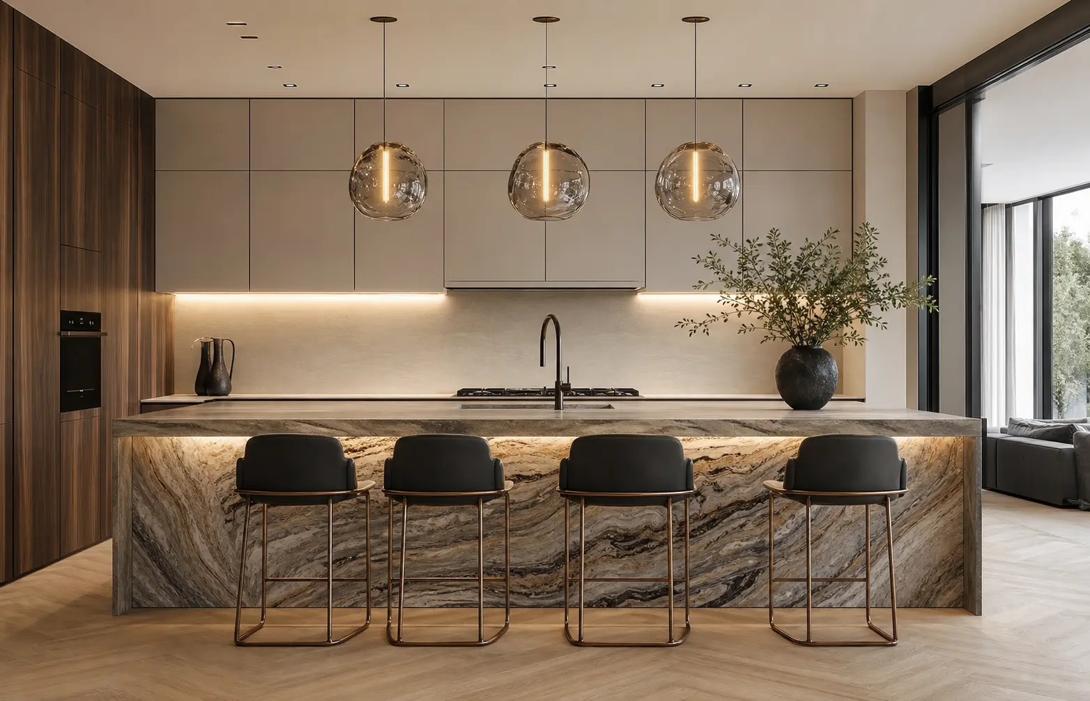 Modern Luxury Kitchen Design Ideas with Islands