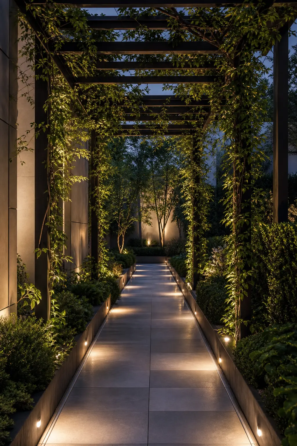 Modern Pergola Walkway Design Ideas