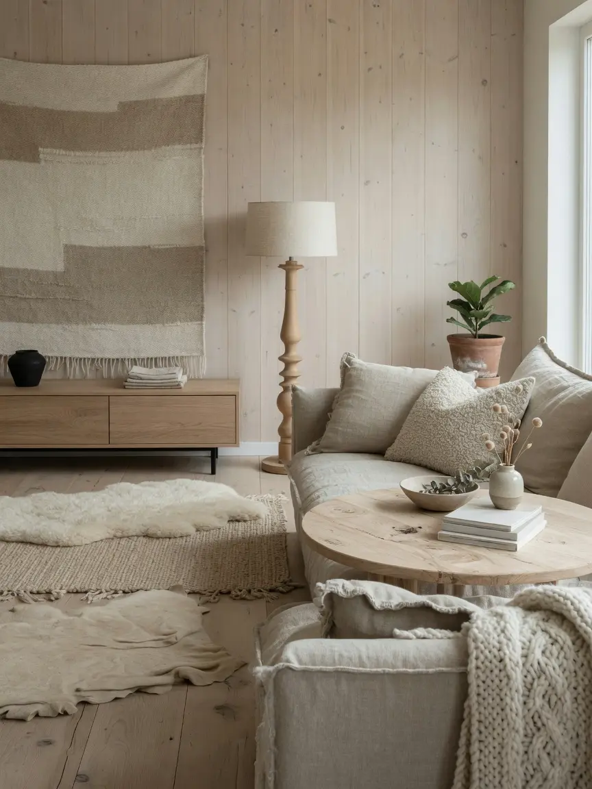 Modern Scandinavian Living Room Interior Design Ideas