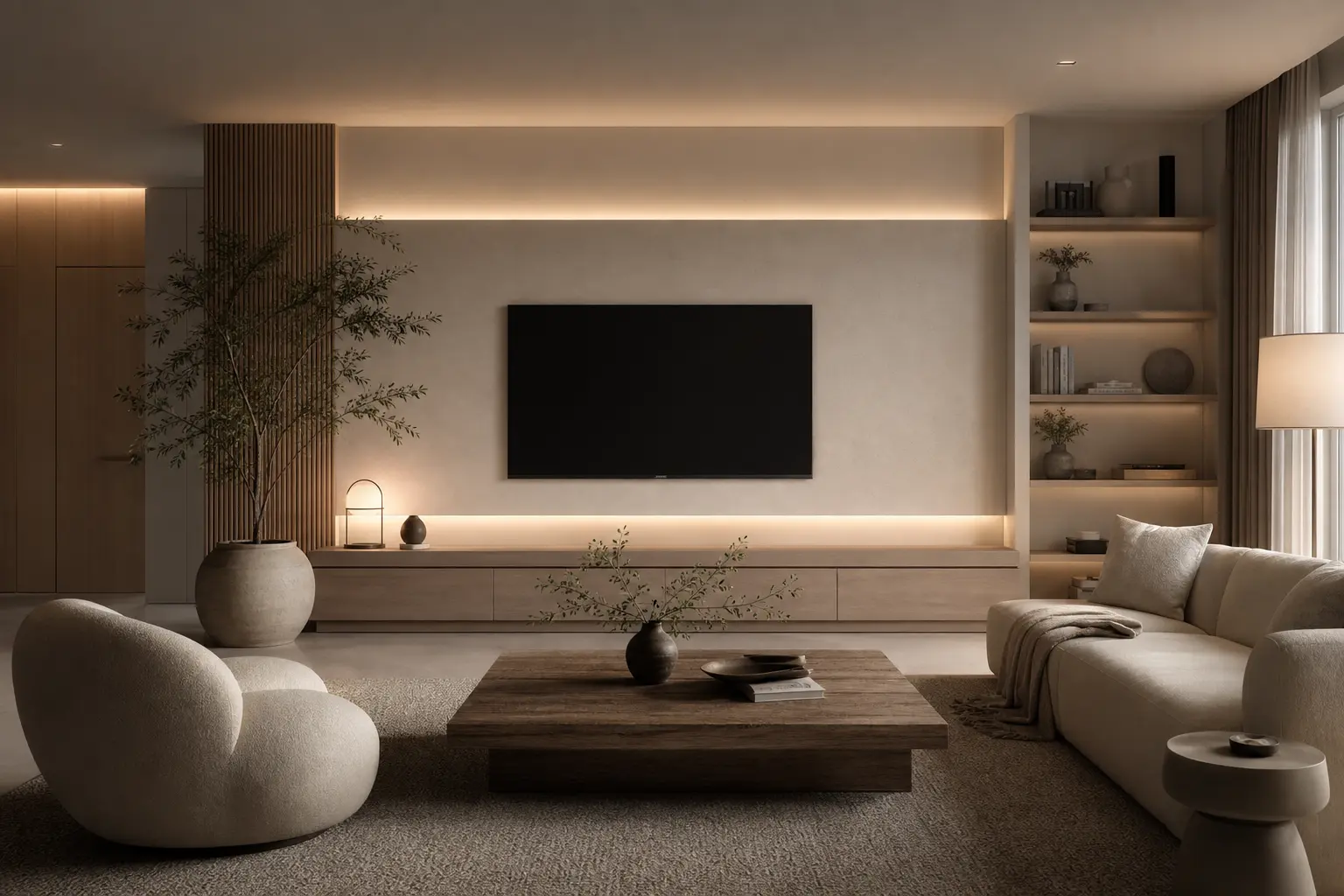 Modern Minimalist Living Room Design