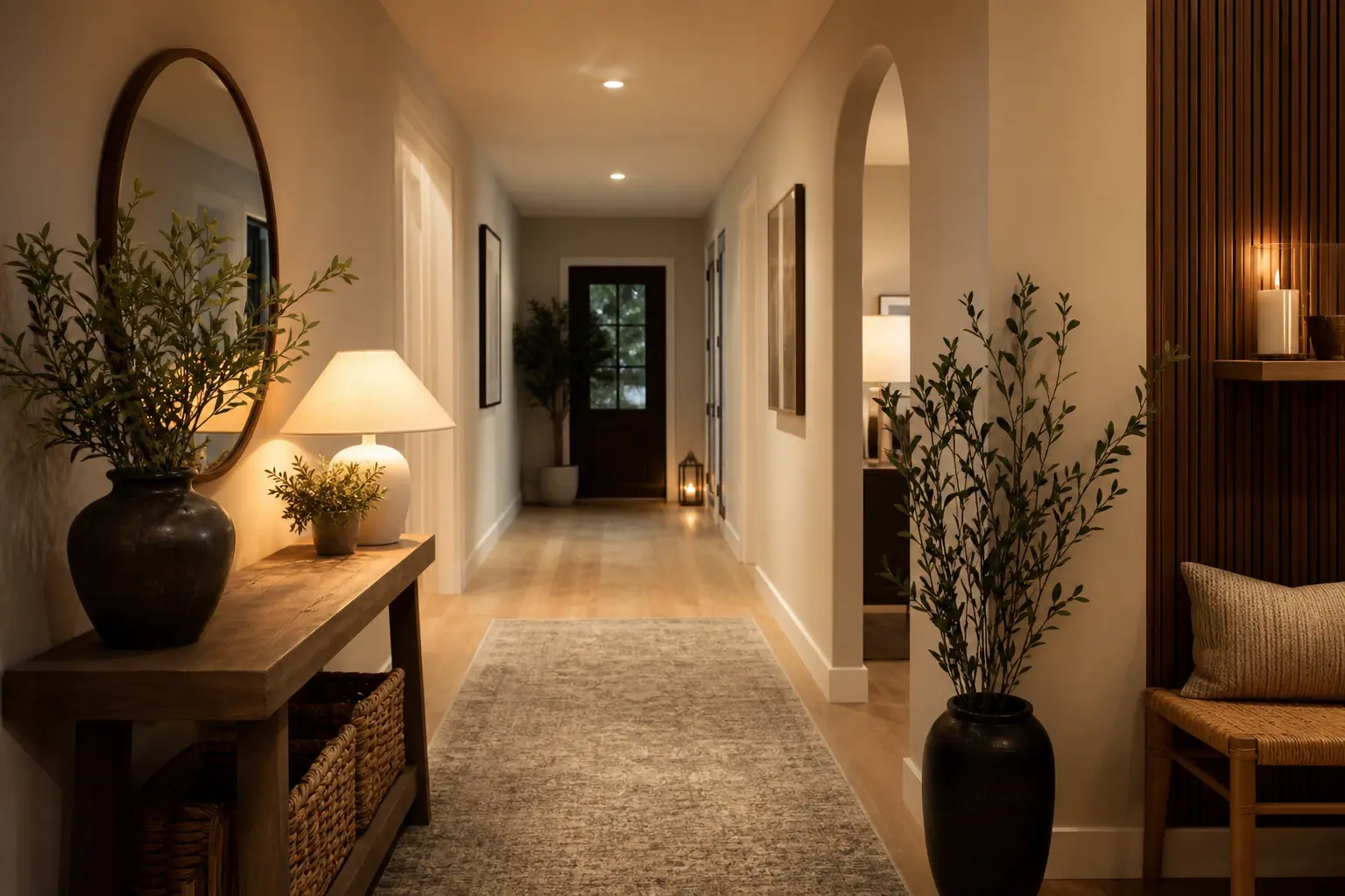 Modern Warm Aesthetic Hallway Decor Ideas