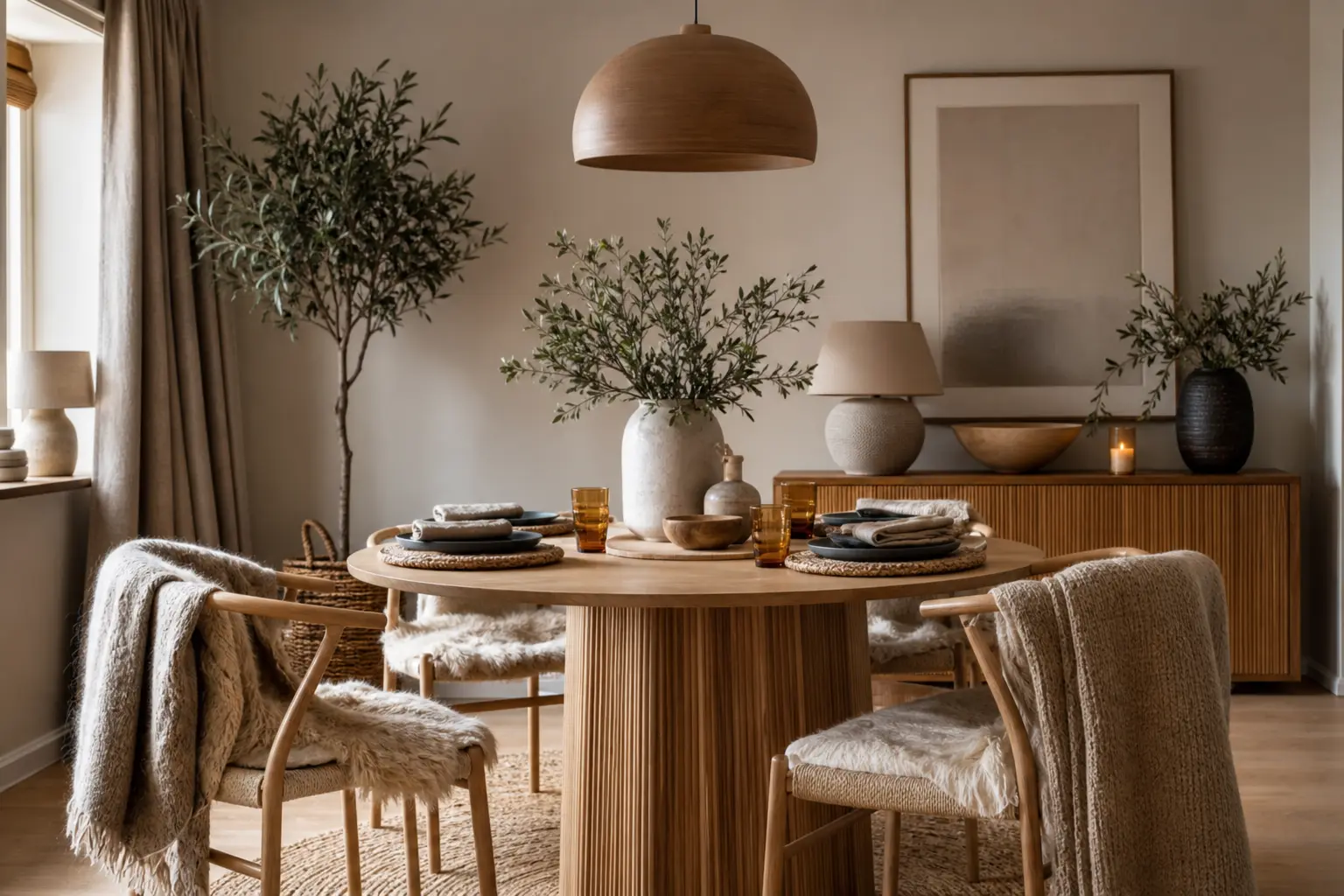 Cozy Scandinavian Dining Room Decor Ideas