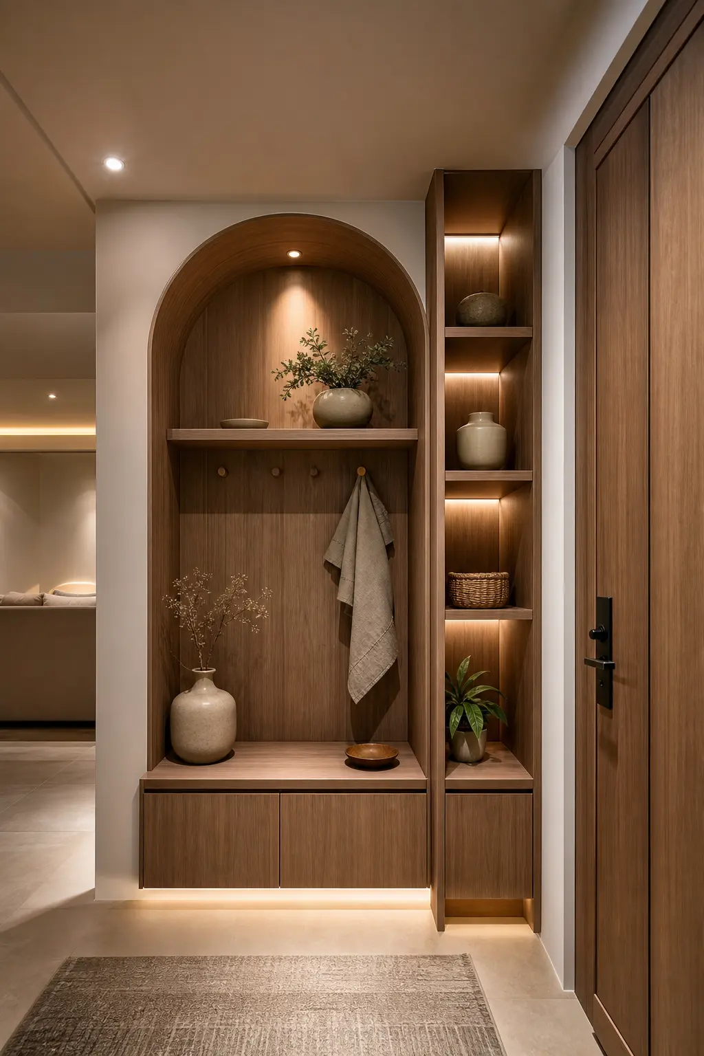 Modern Wooden Entryway Design Ideas