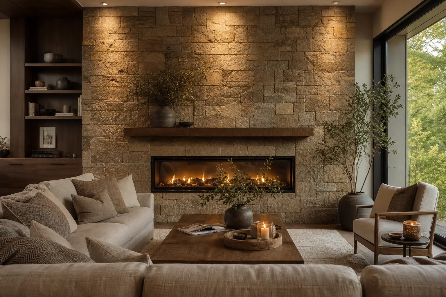 Modern Rustic Living Room Design Ideas
