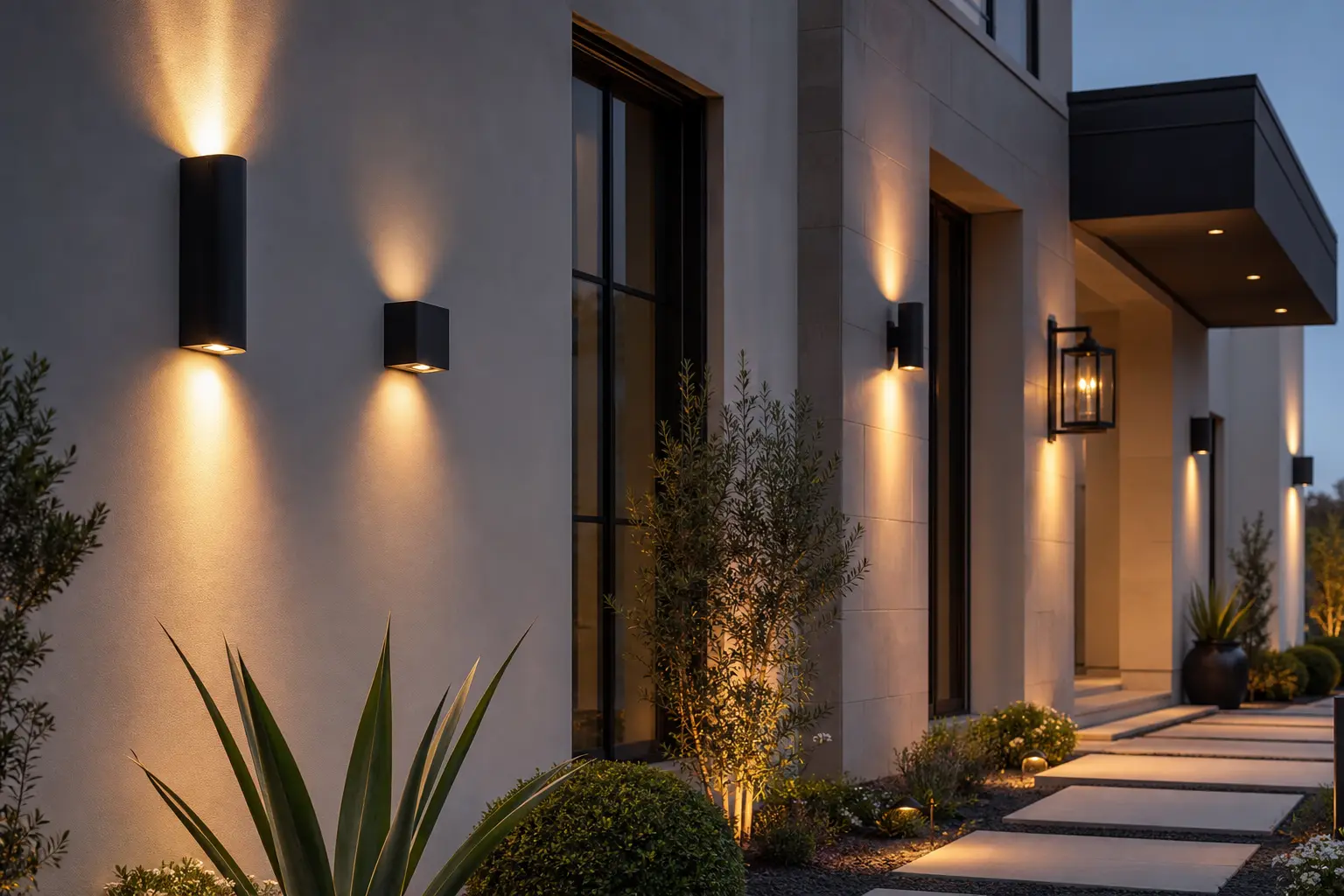 Modern Outdoor Wall Lighting Ideas