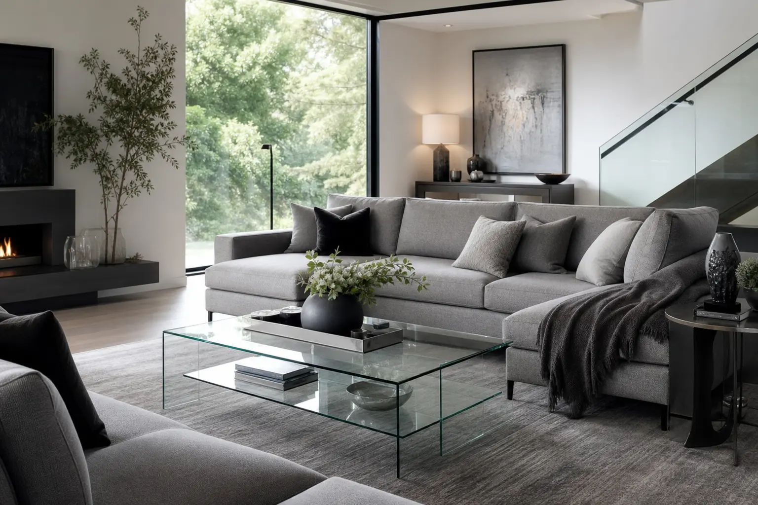Modern Grey Living Room Decor Ideas