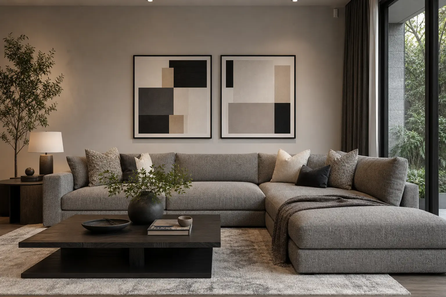 Modern Living Room Decor Ideas With Gray Sofas