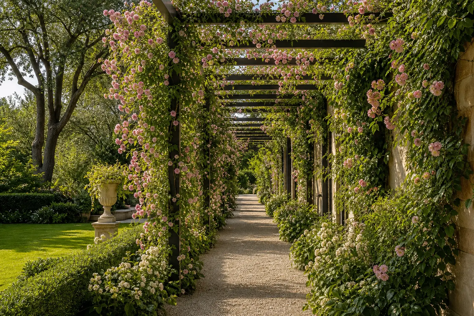 Modern Pergola Walkway Design Ideas