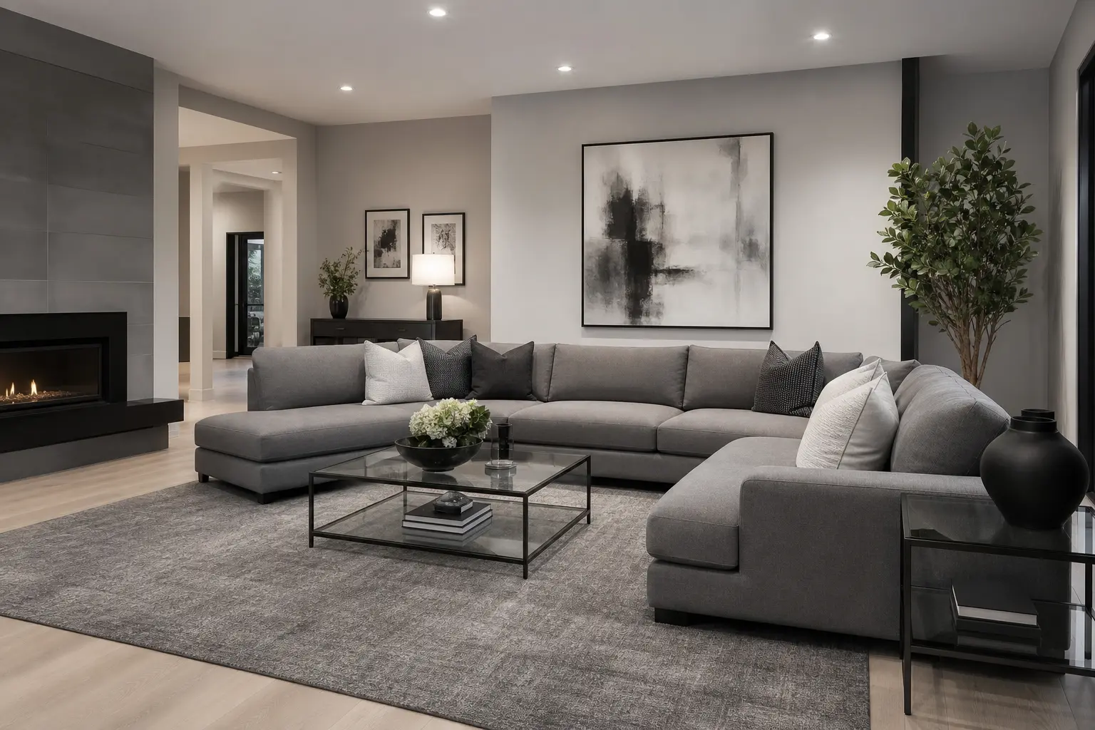 Modern Grey Living Room Decor Ideas