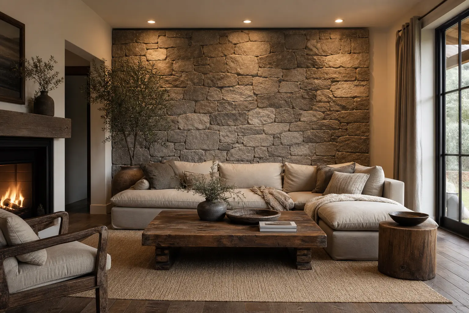 Modern Rustic Living Room Design Ideas