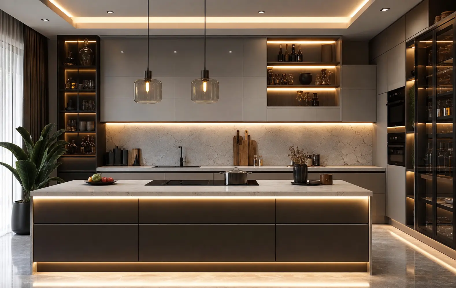 Modern Luxury Modular Kitchen Design Ideas