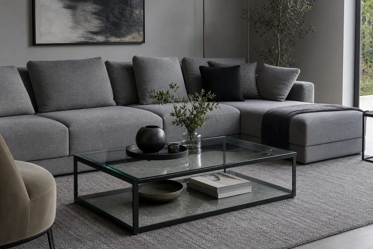 Modern Grey Living Room Decor Ideas