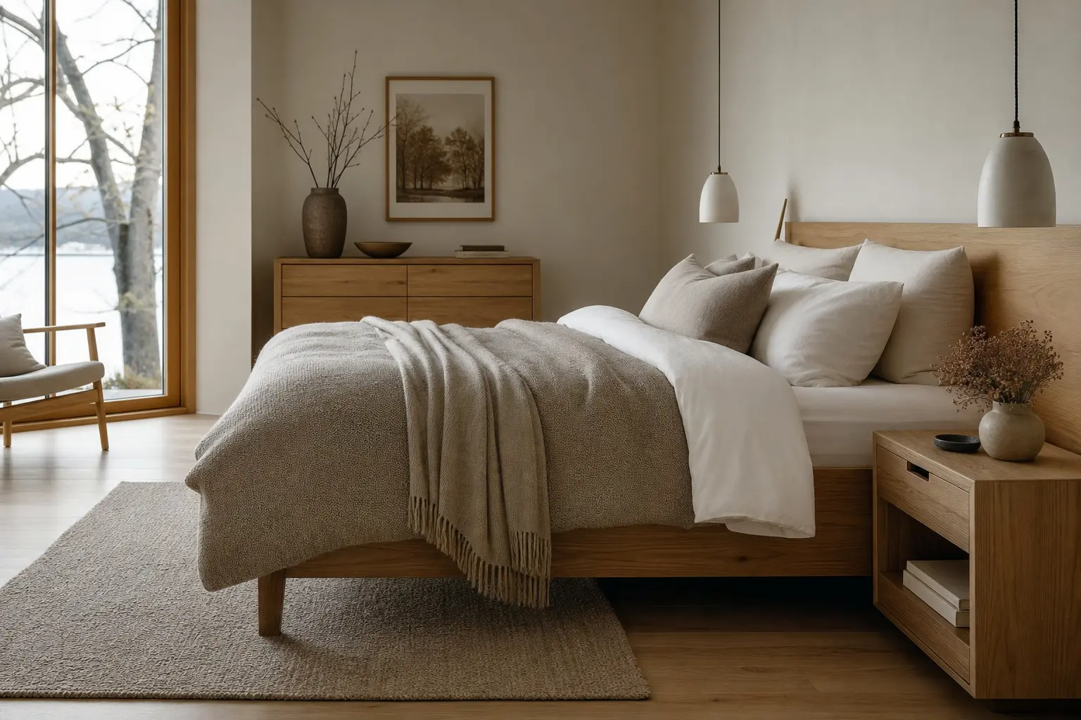 Modern Scandinavian Bedroom Design Ideas