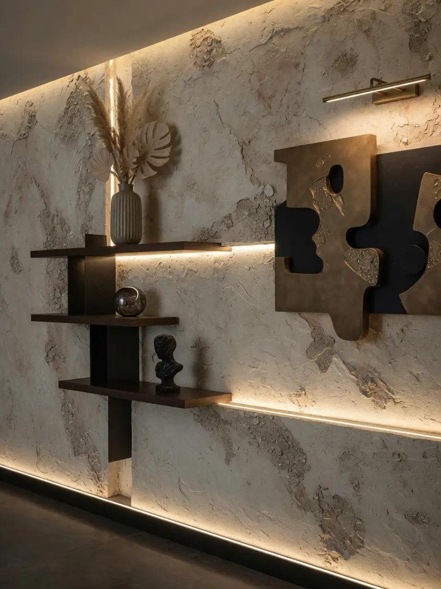Modern Luxury Wall Decor Ideas with LED Lighting