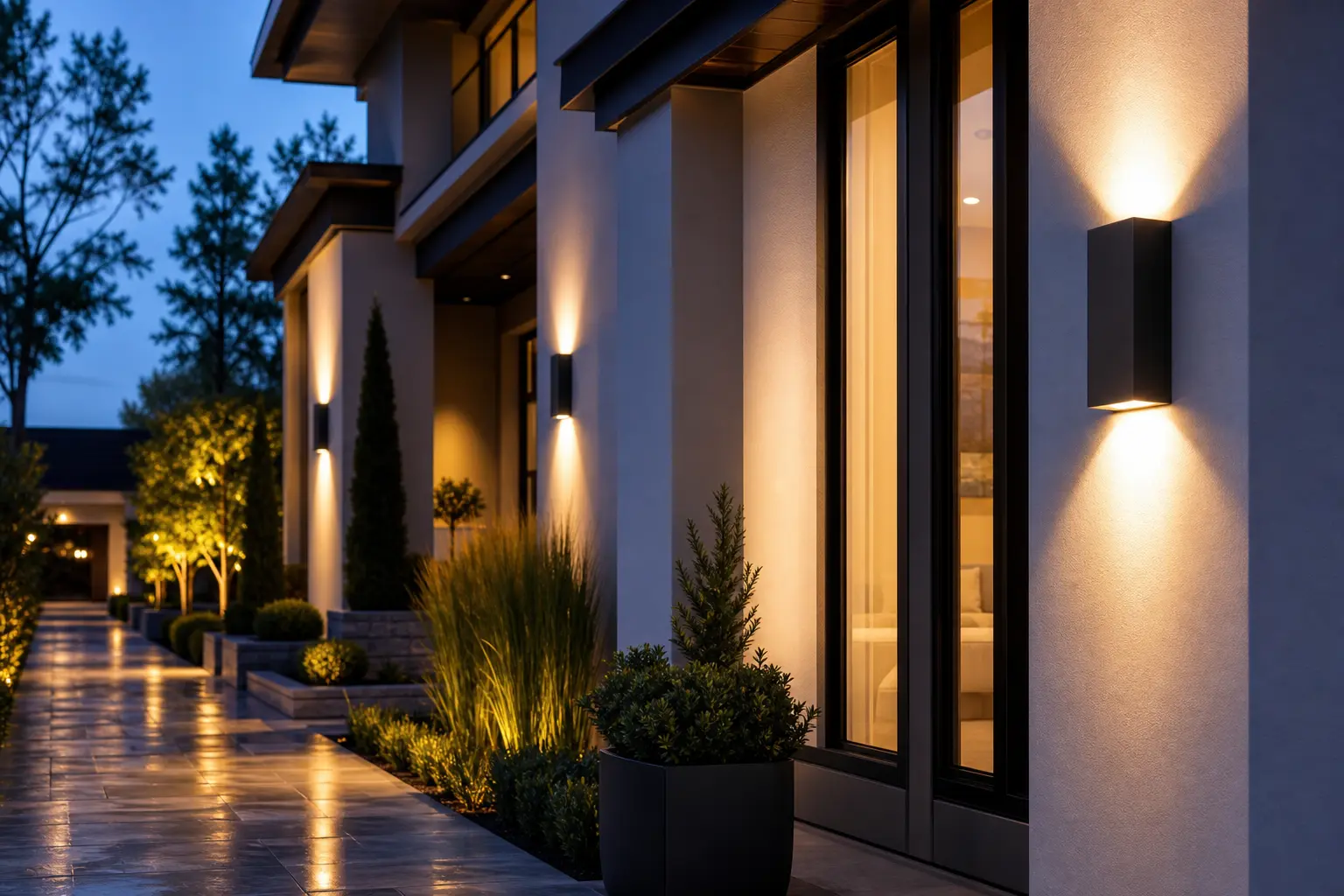 Modern Outdoor Wall Lighting Ideas