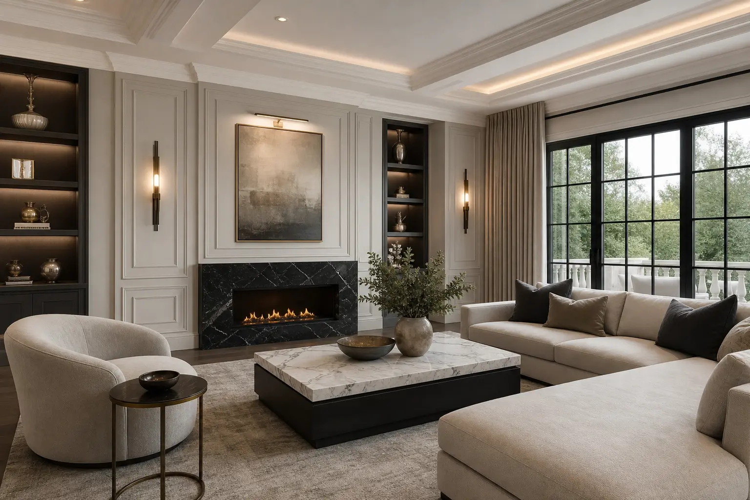Modern Luxury Living Room Design