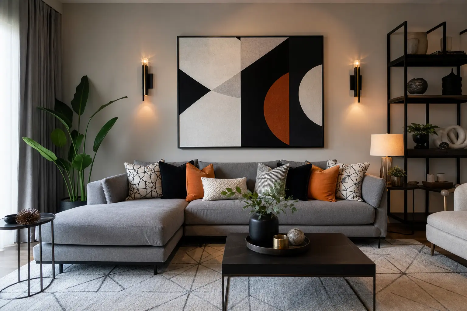 Modern Living Room Decor Ideas With Gray Sofas