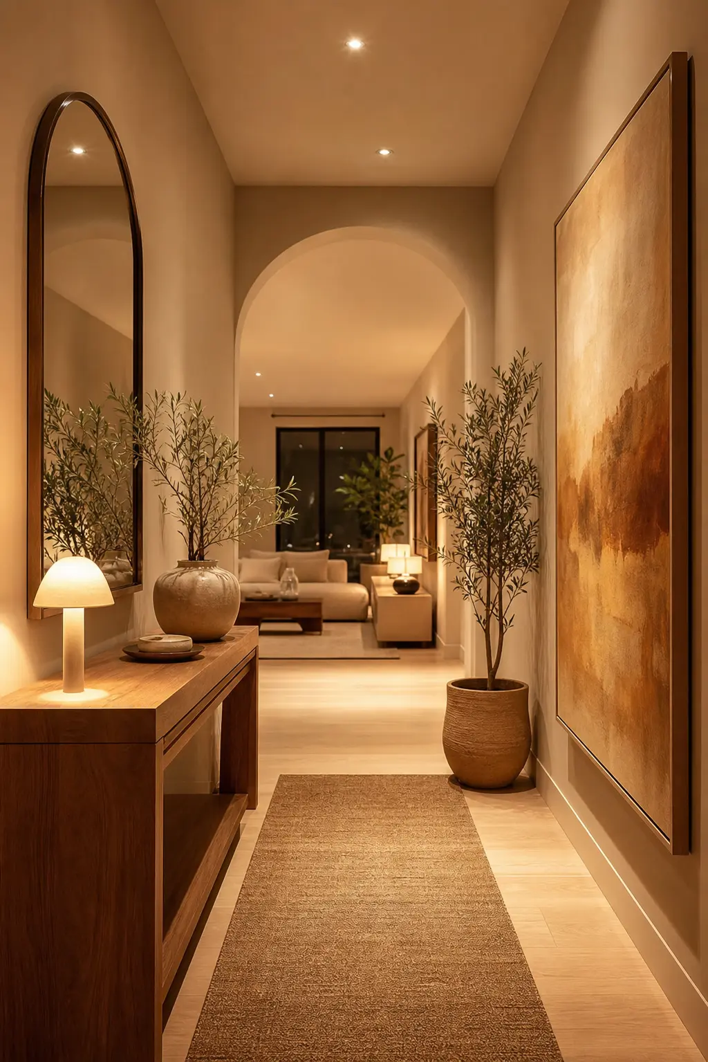 Modern Warm Aesthetic Hallway Decor Ideas