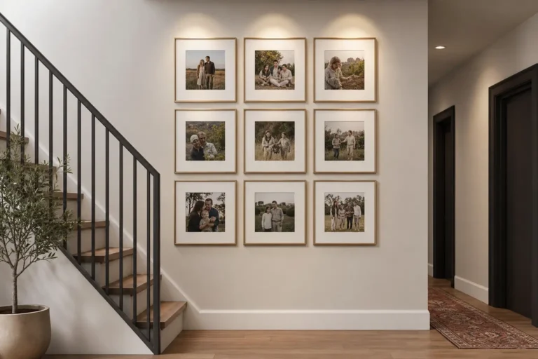 Modern Staircase Gallery Wall Ideas