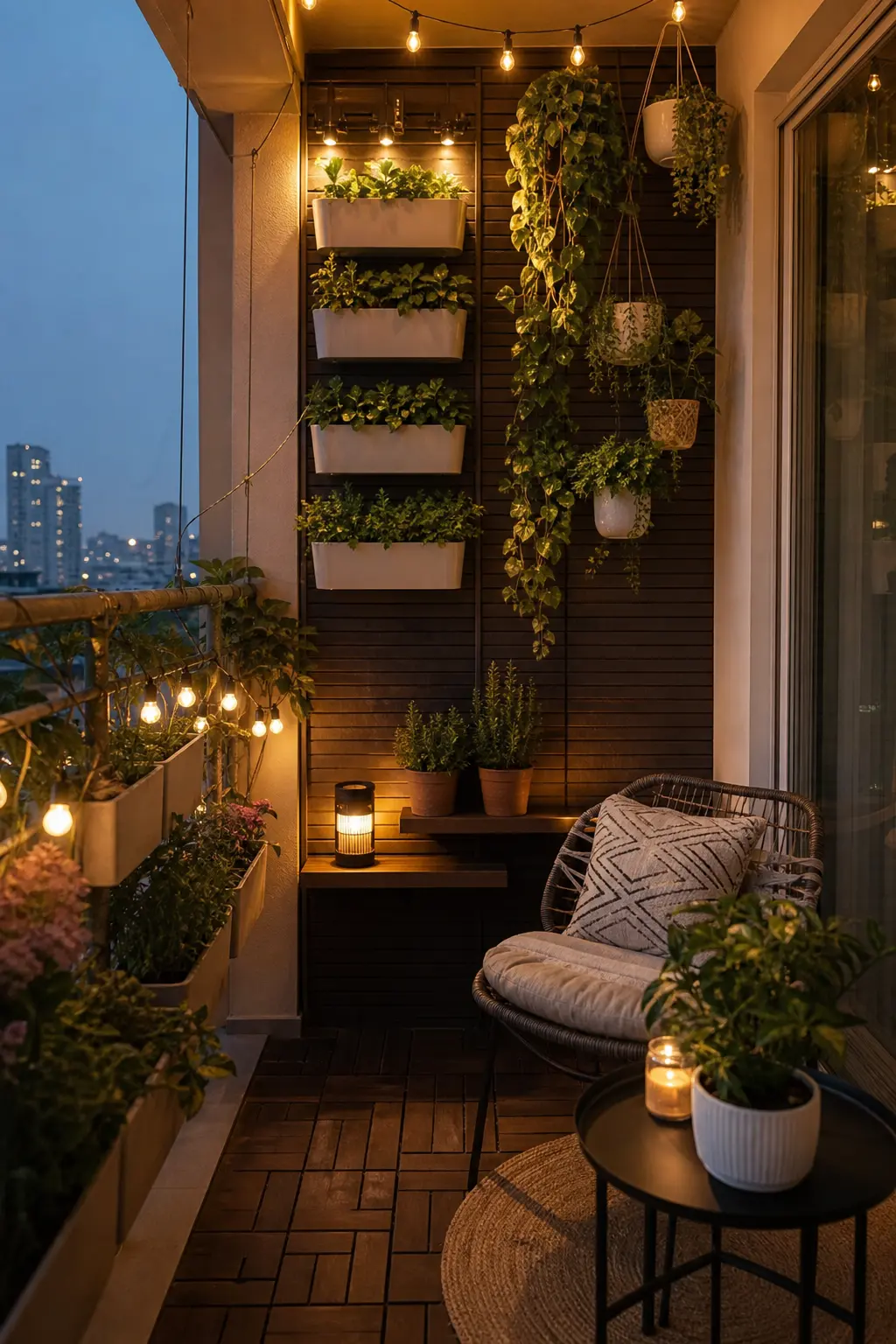Small Apartment Balcony Decor Ideas