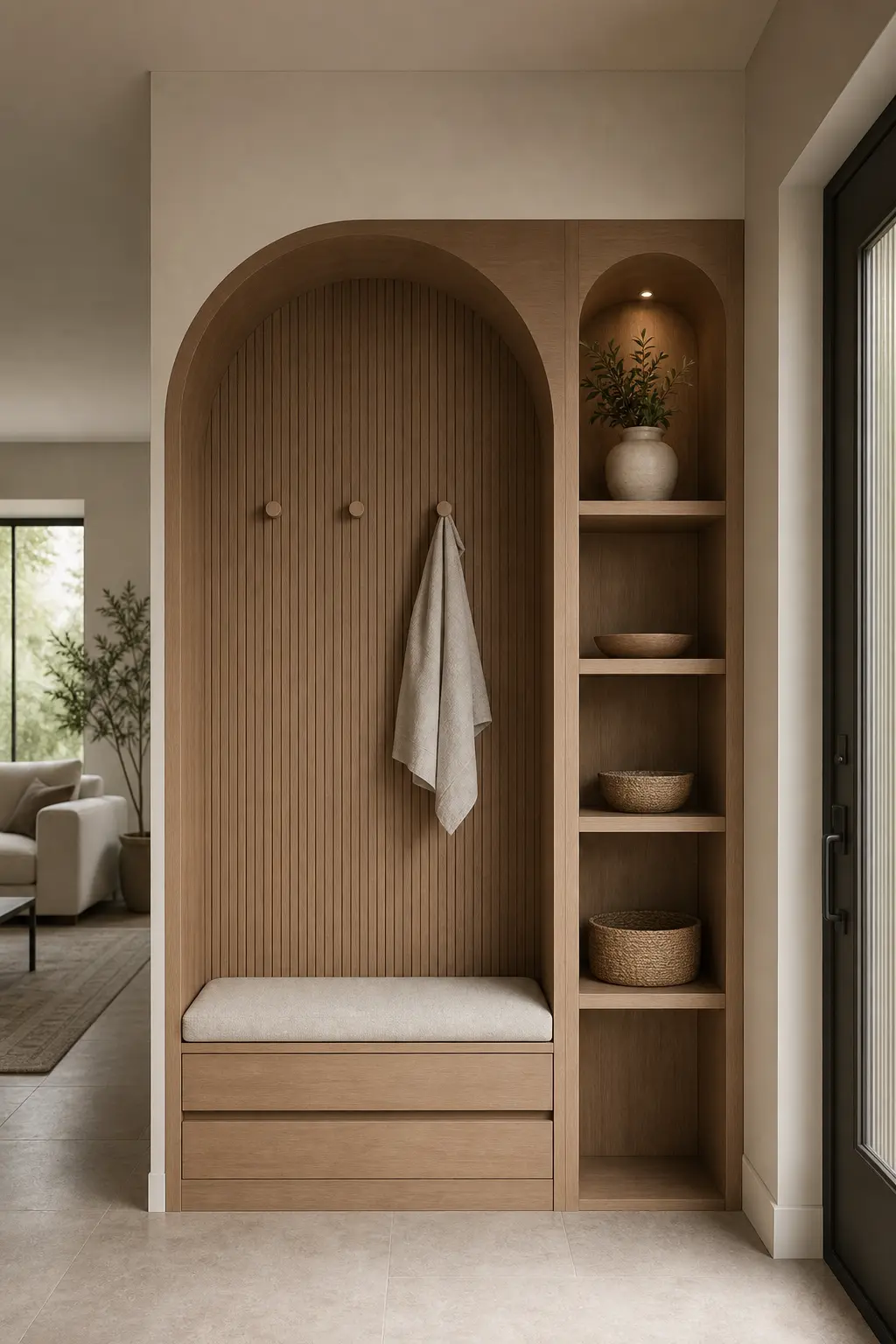 Modern Wooden Entryway Design Ideas