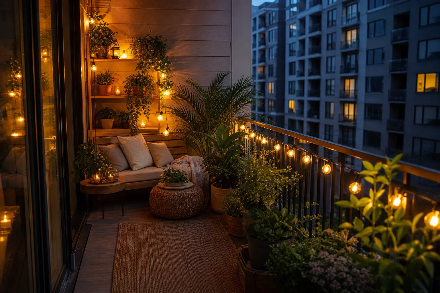 Small Apartment Balcony Decor Ideas